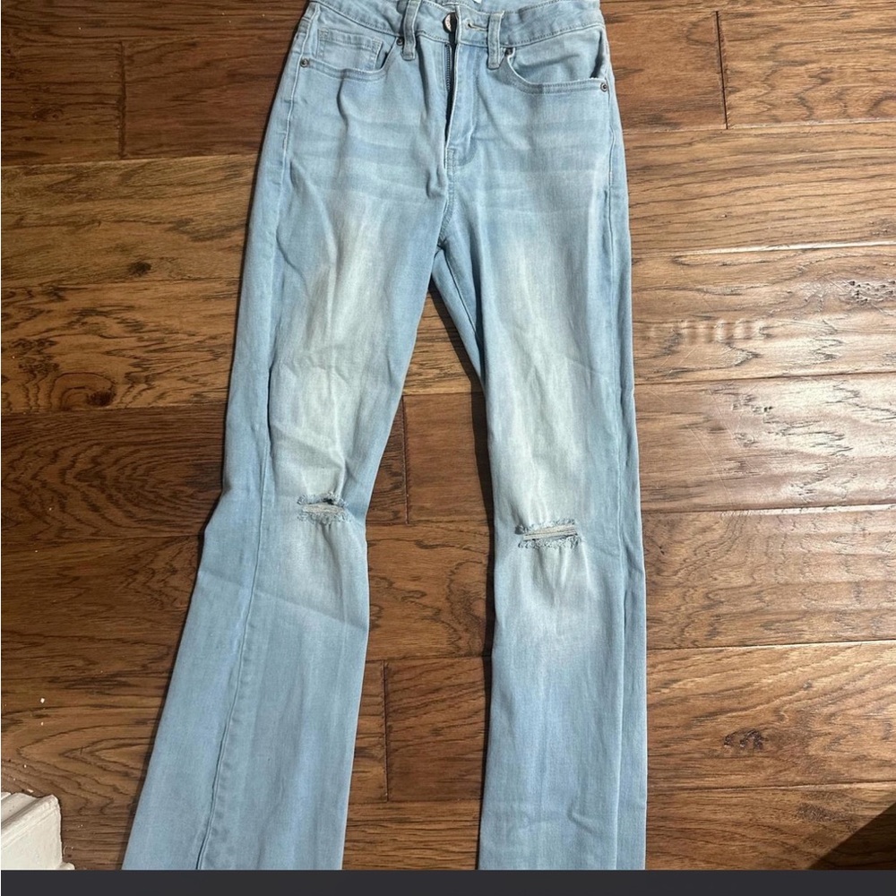 YMI Light Blue Flare Jeans